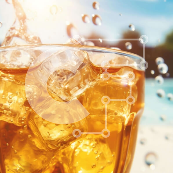 Σετ των 2 Intra Συλλεκτικό Ξύλινο Παζλ Plywood  4mm - Ποτήρι με παγάκια και αλκοολούχο ποτό Σε Ξύλινο Κουτί - Διαστάσεις: 10x10 cm – 25 κομμάτια