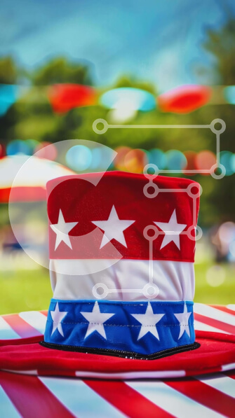 Intra Συλλεκτικό Ξύλινο Παζλ Plywood  4mm - Πανηγυρικός εορτασμός Τέταρτης Ιουλίου Σε Ξύλινο Κουτί - Διαστάσεις: 10x10 cm – 25 κομμάτια