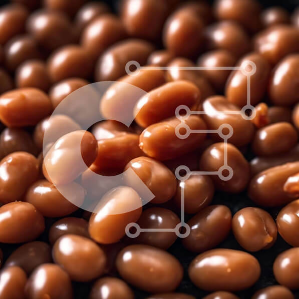 Σετ των 2 Intra Συλλεκτικό Ξύλινο Παζλ Plywood  4mm - Ποικιλία καφέ φασολιών και ξηρών καρπών Σε Ξύλινο Κουτί - Διαστάσεις: 10x10 cm – 25 κομμάτια