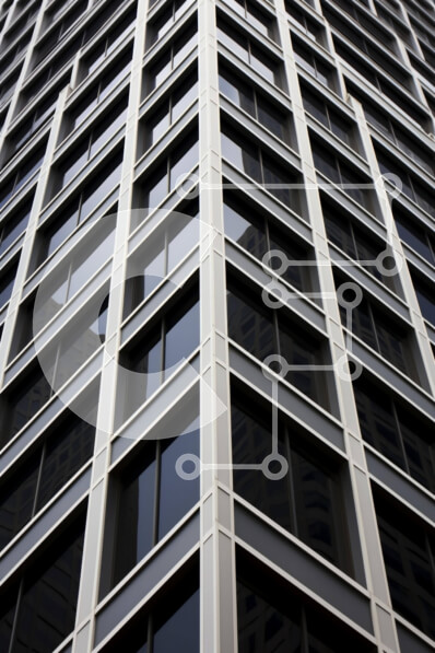 Intra Συλλεκτικό Ξύλινο Παζλ Plywood  4mm - Αστικό κτίριο με παράθυρα, αυτοκίνητα και ανθρώπους Σε Ξύλινο Κουτί - Διαστάσεις Puzzle: 10x10 cm – 25 κομμάτια