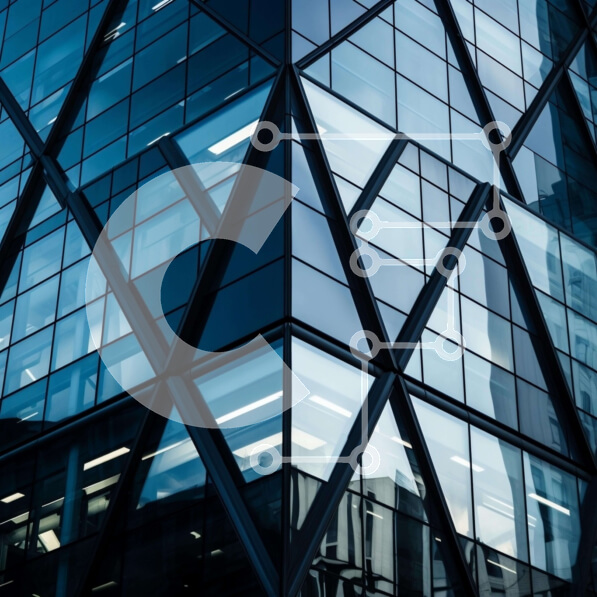 Intra Συλλεκτικό Ξύλινο Παζλ Plywood  4mm - Μοντέρνο κτίριο γραφείων με γυάλινη πρόσοψη Σε Ξύλινο Κουτί - Διαστάσεις Puzzle: 10x10 cm – 25 κομμάτια