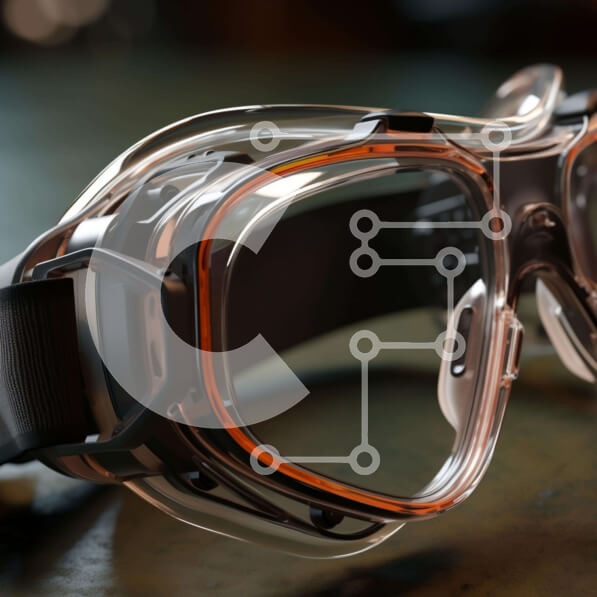 Σετ των 2 Intra Συλλεκτικό Ξύλινο Παζλ Plywood  4mm - Κομψά γυαλιά σε ξύλινο τραπέζι Σε Ξύλινο Κουτί - Διαστάσεις: 10x10 cm – 25 κομμάτια