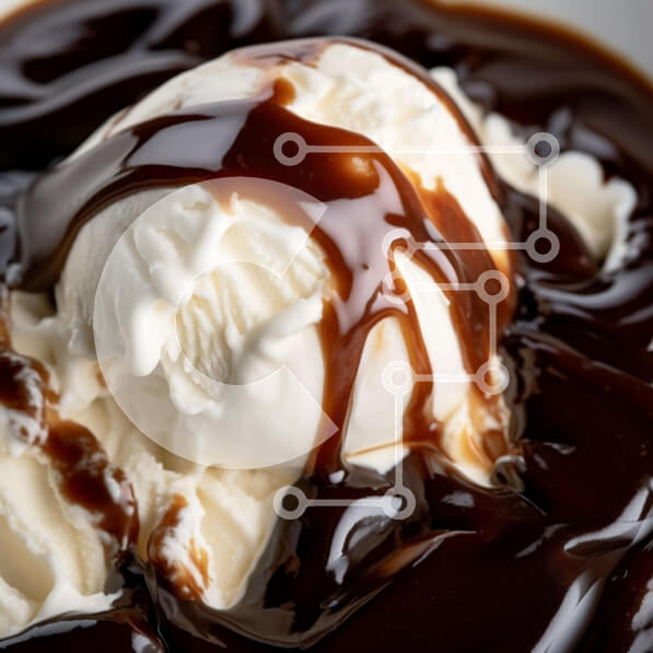 Σετ των 2 Intra Συλλεκτικό Ξύλινο Παζλ Plywood  4mm - Δελεαστικό μπολ με παγωτό με σοκολάτα και καραμέλα Σε Ξύλινο Κουτί - Διαστάσεις: 10x10 cm – 25 κομμάτια