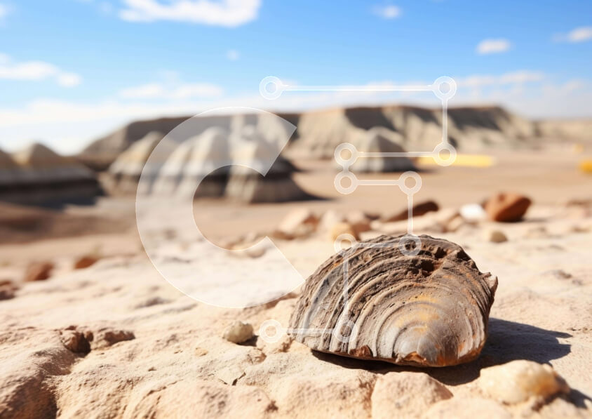 Intra Συλλεκτικό Ξύλινο Παζλ Plywood  4mm - Μικρό κοχύλι και βουνά με πολύχρωμα μπαλόνια Σε Ξύλινο Κουτί - Διαστάσεις: 10x10 cm – 25 κομμάτια