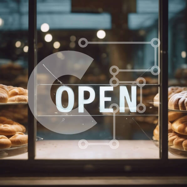 Σετ των 2 Intra Συλλεκτικό Ξύλινο Παζλ Plywood  4mm - Παράθυρο αρτοποιείου με ντόνατς και αρτοσκευάσματα Σε Ξύλινο Κουτί - Διαστάσεις: 10x10 cm – 25 κομμάτια