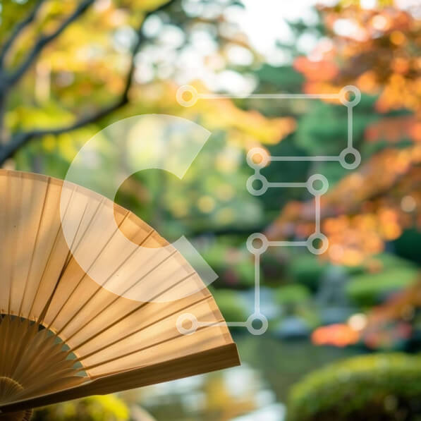 Intra Συλλεκτικό Ξύλινο Παζλ Plywood  4mm - Ξύλινος ανεμιστήρας χειρός σε φυσικό περιβάλλον Σε Ξύλινο Κουτί - Διαστάσεις: 10x10 cm – 25 κομμάτια