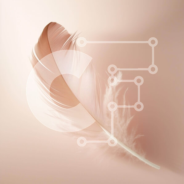 Intra Συλλεκτικό Ξύλινο Παζλ Plywood  4mm - Ροζ φτερό που επιπλέει στον αέρα Σε Ξύλινο Κουτί - Διαστάσεις: 10x10 cm – 25 κομμάτια