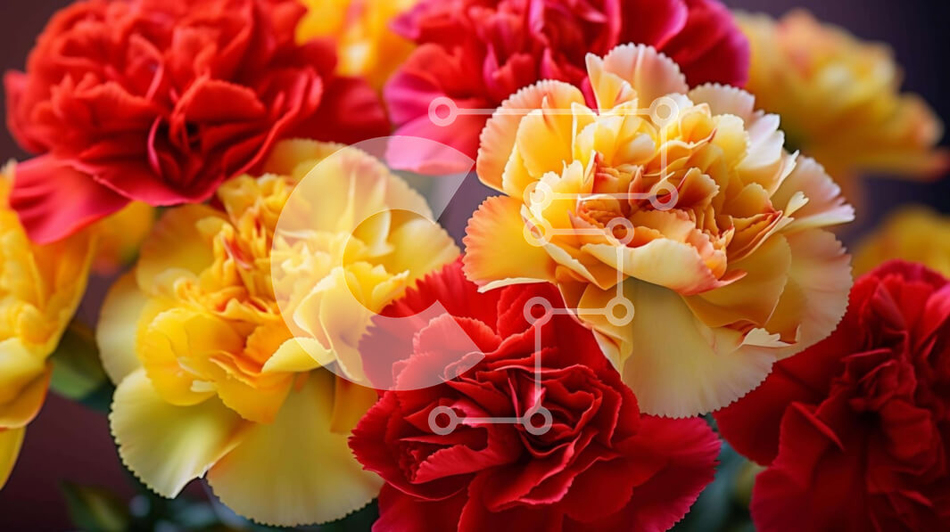 Intra Συλλεκτικό Ξύλινο Παζλ Plywood  4mm - Ζωντανό μπουκέτο γαρύφαλλο σε γυάλινο βάζο Σε Ξύλινο Κουτί - Διαστάσεις: 10x10 cm – 25 κομμάτια