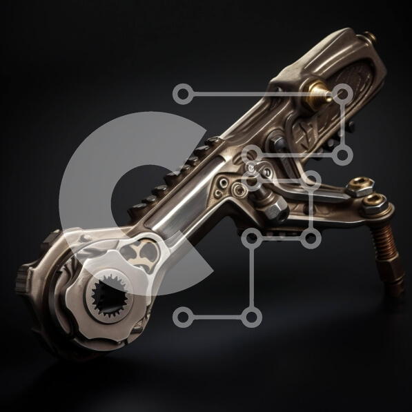 Intra Συλλεκτικό Ξύλινο Παζλ Plywood  4mm - Μεταλλικό κλειδί ή εργαλείο με βίδες και μπουλόνια Σε Ξύλινο Κουτί - Διαστάσεις: 10x10 cm – 25 κομμάτια