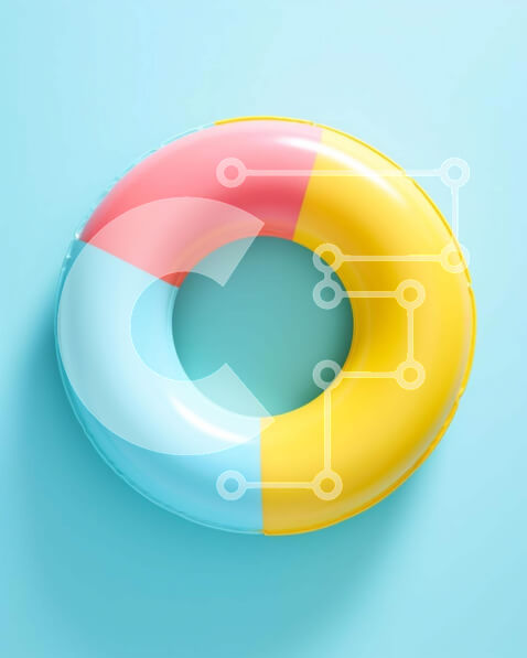 Σετ των 2 Intra Συλλεκτικό Ξύλινο Παζλ Plywood  4mm - Φουσκωτό σωσίβιο με αναπαράσταση ηλιακού συστήματος Σε Ξύλινο Κουτί - Διαστάσεις: 10x10 cm – 25 κομμάτια