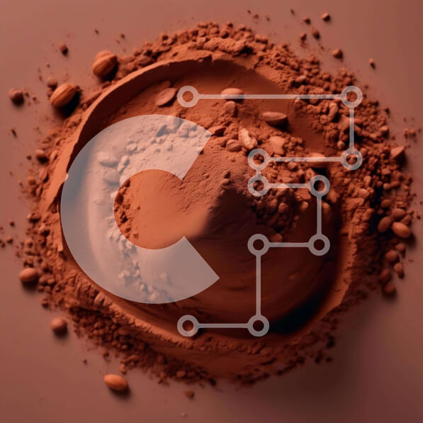 Σετ των 2 Intra Συλλεκτικό Ξύλινο Παζλ Plywood  4mm - Κακάο σε σκόνη και φασόλια Σε Ξύλινο Κουτί - Διαστάσεις: 10x10 cm – 25 κομμάτια