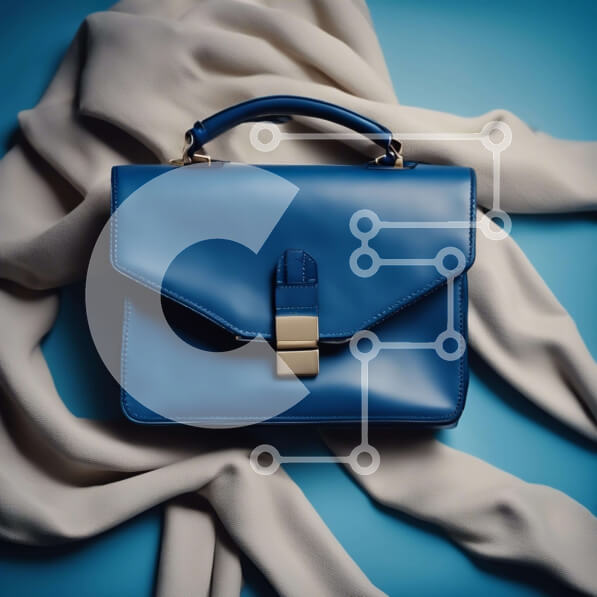 Σετ των 2 Intra Συλλεκτικό Ξύλινο Παζλ Plywood  4mm - Μπλε τσάντα σε ύφασμα Σε Ξύλινο Κουτί - Διαστάσεις: 10x10 cm – 25 κομμάτια