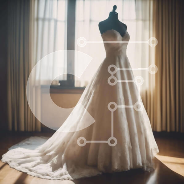 Σετ των 2 Intra Συλλεκτικό Ξύλινο Παζλ Plywood  4mm - Μανεκέν με νυφικό Σε Ξύλινο Κουτί - Διαστάσεις: 10x10 cm – 25 κομμάτια