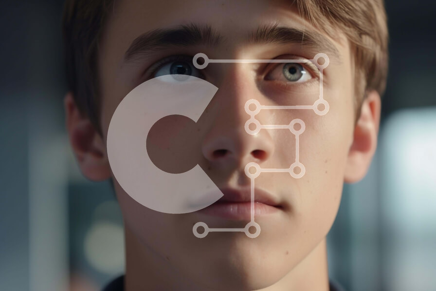 Intra Συλλεκτικό Ξύλινο Παζλ Plywood  4mm - Πορτρέτο ενός νεαρού άνδρα Σε Ξύλινο Κουτί - Διαστάσεις Puzzle: 10x10 cm – 25 κομμάτια