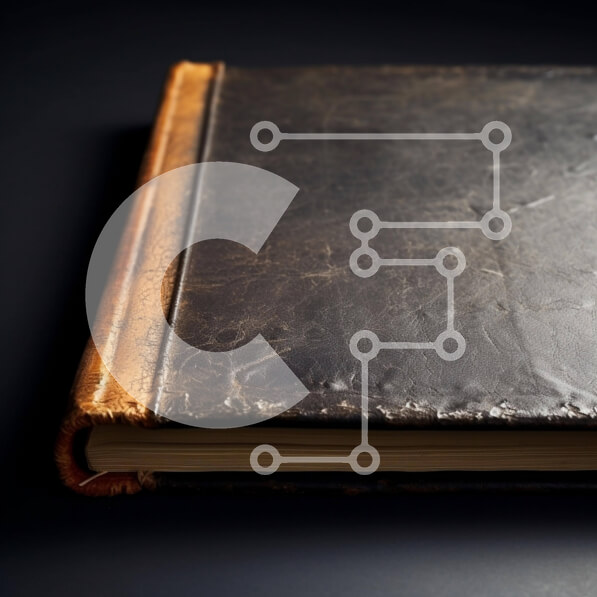 Intra Συλλεκτικό Ξύλινο Παζλ Plywood  4mm - Παλιό βιβλίο σε σκούρο φόντο Σε Ξύλινο Κουτί - Διαστάσεις: 10x10 cm – 25 κομμάτια