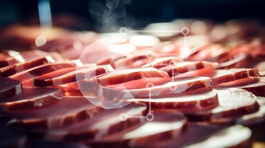 Σετ των 2 Intra Συλλεκτικό Ξύλινο Παζλ Plywood  4mm - Διάφορες φέτες κρέατος με τον καπνό στο φόντο Σε Ξύλινο Κουτί - Διαστάσεις: 10x10 cm – 25 κομμάτια