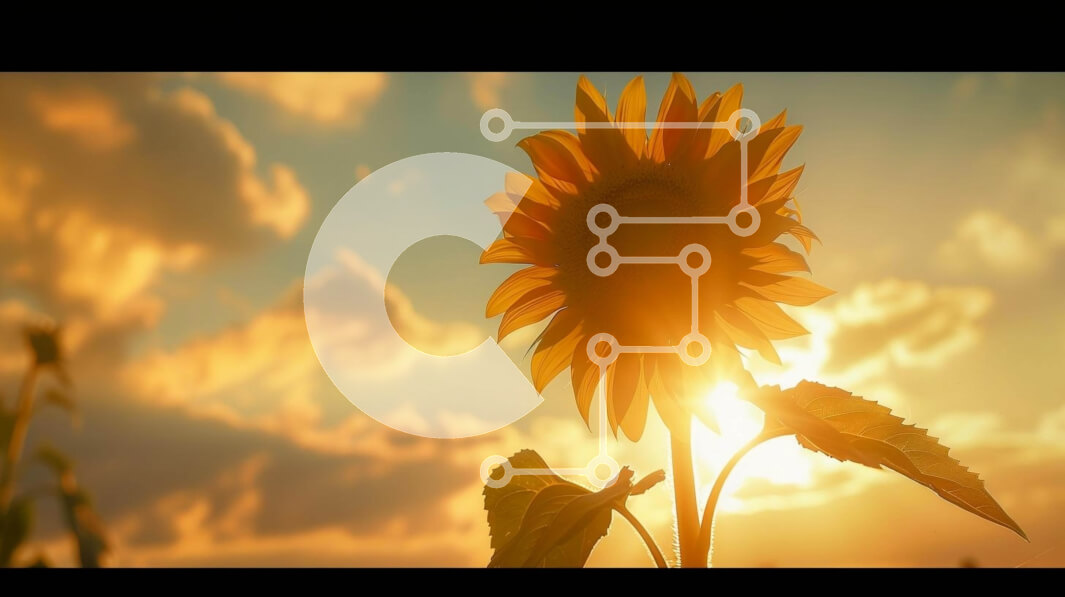 Intra Συλλεκτικό Ξύλινο Παζλ Plywood  4mm - Ηλίανθος στο ηλιοβασίλεμα Σε Ξύλινο Κουτί - Διαστάσεις: 10x10 cm – 25 κομμάτια