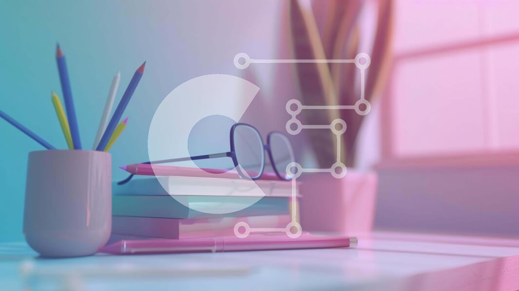 Intra Συλλεκτικό Ξύλινο Παζλ Plywood  4mm - Γραφείο με βιβλία, γυαλιά και μολύβια Σε Ξύλινο Κουτί - Διαστάσεις Puzzle: 10x10 cm – 25 κομμάτια