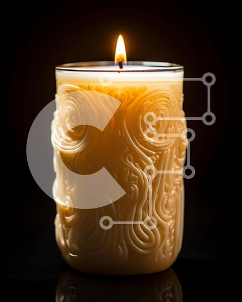 Intra Συλλεκτικό Ξύλινο Παζλ Plywood  4mm - Κερί από λευκό κερί περίτεχνα σκαλισμένο Σε Ξύλινο Κουτί - Διαστάσεις Puzzle: 10x10 cm – 25 κομμάτια