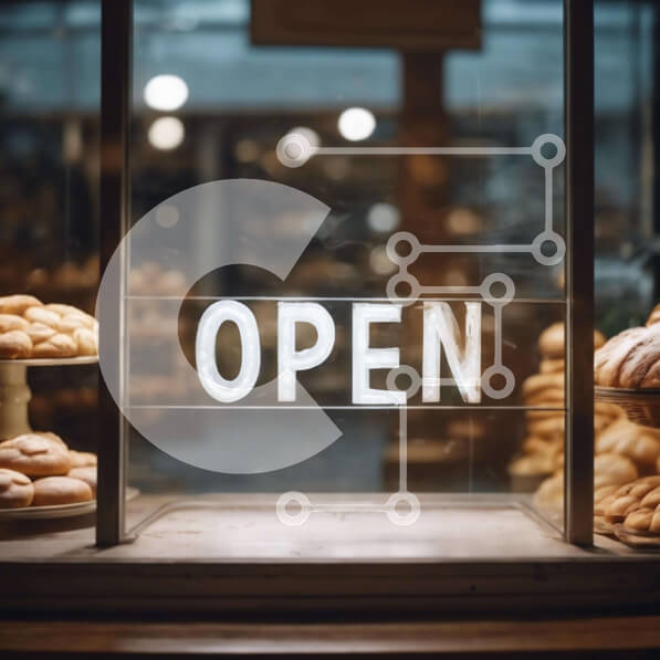 Σετ των 2 Intra Συλλεκτικό Ξύλινο Παζλ Plywood  4mm - Παράθυρο αρτοποιείου με αρτοσκευάσματα και ντόνατς Σε Ξύλινο Κουτί - Διαστάσεις: 10x10 cm – 25 κομμάτια