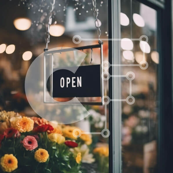 Intra Συλλεκτικό Ξύλινο Παζλ Plywood  4mm - Πολύχρωμη οθόνη βιτρίνας ανθοπωλείου Σε Ξύλινο Κουτί - Διαστάσεις: 10x10 cm – 25 κομμάτια