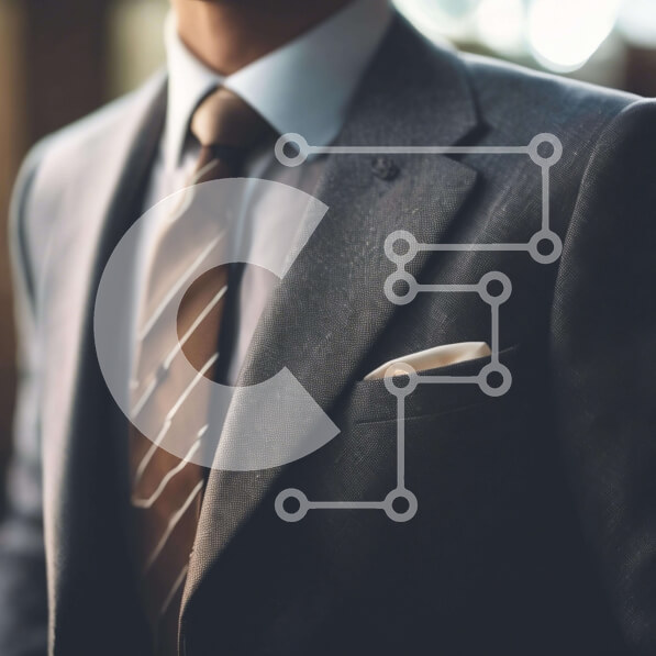 Intra Συλλεκτικό Ξύλινο Παζλ Plywood  4mm - Κομψός άνδρας με κοστούμι και γραβάτα Σε Ξύλινο Κουτί - Διαστάσεις Puzzle: 10x10 cm – 25 κομμάτια