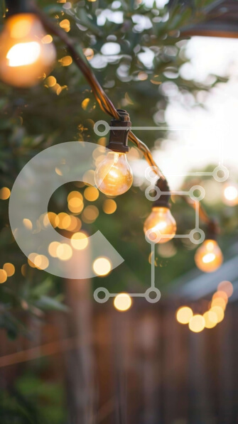 Intra Συλλεκτικό Ξύλινο Παζλ Plywood  4mm - Σειρά λαμπτήρων σε εξωτερικούς χώρους Σε Ξύλινο Κουτί - Διαστάσεις Puzzle: 10x10 cm – 25 κομμάτια