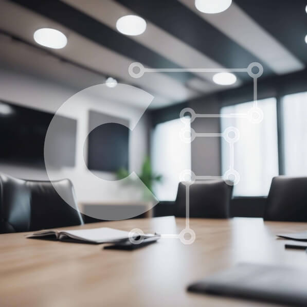 Intra Συλλεκτικό Ξύλινο Παζλ Plywood  4mm - Αίθουσα συνεδριάσεων με ξύλινο τραπέζι και καρέκλες Σε Ξύλινο Κουτί - Διαστάσεις Puzzle: 10x10 cm – 25 κομμάτια