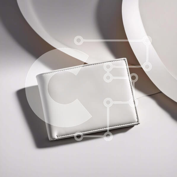 Intra Συλλεκτικό Ξύλινο Παζλ Plywood  4mm - Λευκό πορτοφόλι σε κυκλικά σχήματα Σε Ξύλινο Κουτί - Διαστάσεις: 10x10 cm – 25 κομμάτια