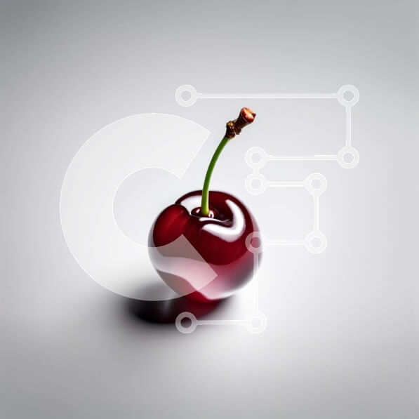 Σετ των 2 Intra Συλλεκτικό Ξύλινο Παζλ Plywood  4mm - Ενιαίο κόκκινο κεράσι σε άσπρο φόντο Σε Ξύλινο Κουτί - Διαστάσεις: 10x10 cm – 25 κομμάτια