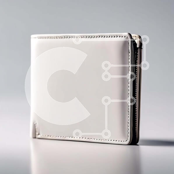 Intra Συλλεκτικό Ξύλινο Παζλ Plywood  4mm - Λευκό πορτοφόλι με ανοιχτή θήκη και τσέπες με φερμουάρ Σε Ξύλινο Κουτί - Διαστάσεις: 10x10 cm – 25 κομμάτια