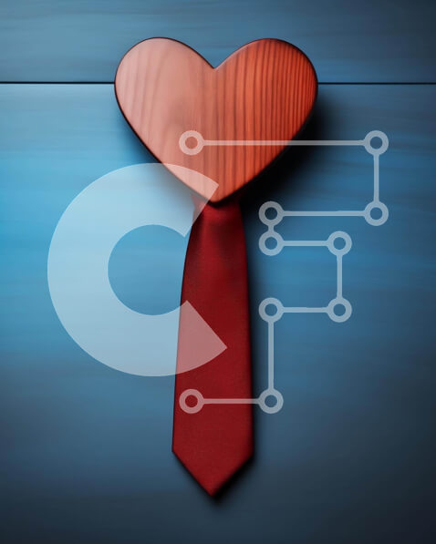 Intra Συλλεκτικό Ξύλινο Παζλ Plywood  4mm - Ξύλινο Στολίδι τοίχου με κρεμάστρα γραβάτας σε σχήμα καρδιάς Σε Ξύλινο Κουτί - Διαστάσεις: 10x10 cm – 25 κομμάτια