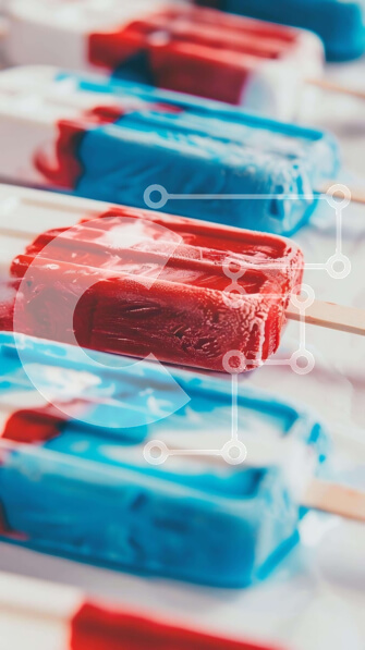 Intra Συλλεκτικό Ξύλινο Παζλ Plywood  4mm - Πολύχρωμα Popsicles Σε Ξύλινο Κουτί - Διαστάσεις: 10x10 cm – 25 κομμάτια