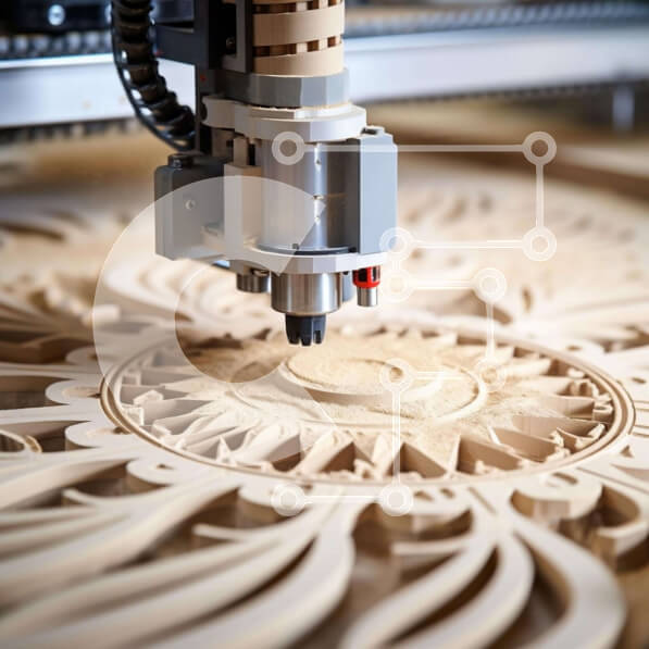 Intra Συλλεκτικό Ξύλινο Παζλ Plywood  4mm - Μηχανή 3D εκτύπωσης σε δράση Σε Ξύλινο Κουτί - Διαστάσεις Puzzle: 10x10 cm – 25 κομμάτια