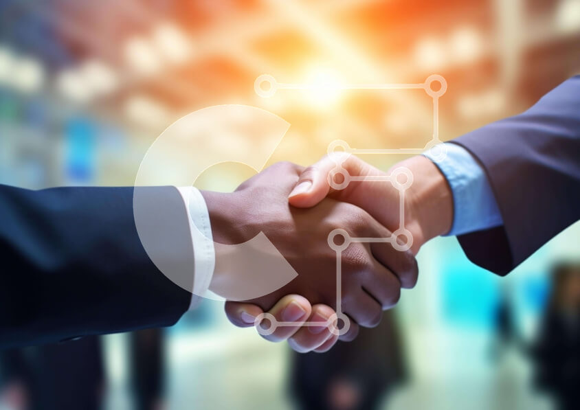 Intra Συλλεκτικό Ξύλινο Παζλ Plywood  4mm - Σκηνή επιχειρηματικής διαπραγμάτευσης Σε Ξύλινο Κουτί - Διαστάσεις Puzzle: 10x10 cm – 25 κομμάτια