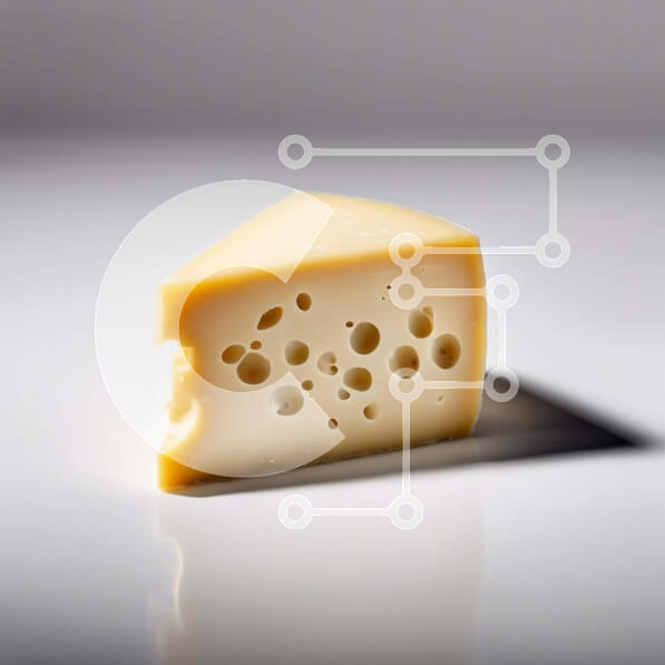 Σετ των 2 Intra Συλλεκτικό Ξύλινο Παζλ Plywood  4mm - Φρέσκο ​​ελβετικό τυρί με τρύπες Σε Ξύλινο Κουτί - Διαστάσεις: 10x10 cm – 25 κομμάτια