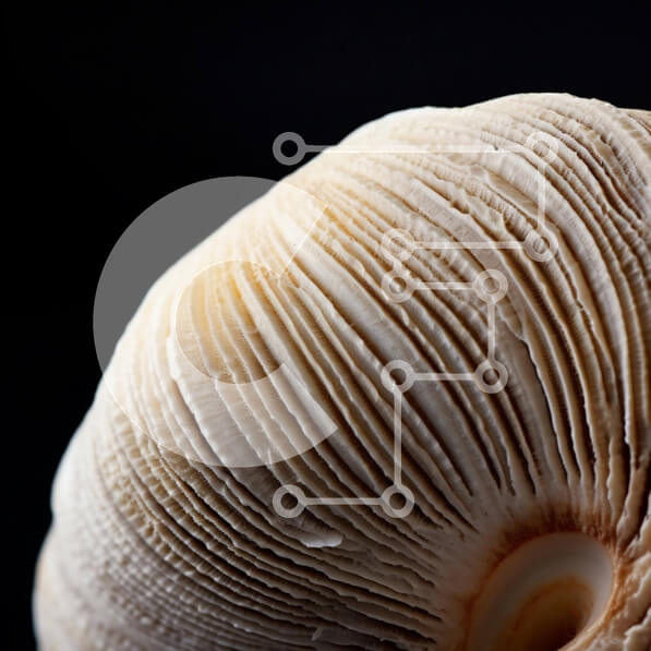 Intra Συλλεκτικό Ξύλινο Παζλ Plywood  4mm - Κοντινό πλάνο μοναδικού σχήματος κοχυλιού Σε Ξύλινο Κουτί - Διαστάσεις: 10x10 cm – 25 κομμάτια