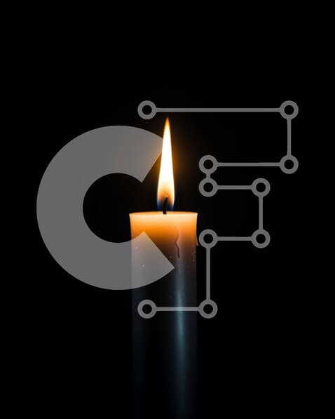 Intra Συλλεκτικό Ξύλινο Παζλ Plywood  4mm - Μονό αναμμένο κερί στο σκοτάδι Σε Ξύλινο Κουτί - Διαστάσεις: 10x10 cm – 25 κομμάτια