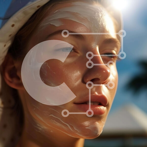 Σετ των 2 Intra Συλλεκτικό Ξύλινο Παζλ Plywood  4mm - Γυναίκα με προϊόντα περιποίησης δέρματος προσώπου σε εξωτερικούς χώρους Σε Ξύλινο Κουτί - Διαστάσεις: 10x10 cm – 25 κομμάτια