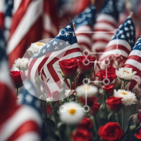 Intra Συλλεκτικό Ξύλινο Παζλ Plywood  4mm - Πατριωτική Έκθεση 4ης Ιουλίου Σε Ξύλινο Κουτί - Διαστάσεις: 10x10 cm – 25 κομμάτια