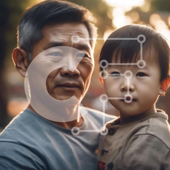 Intra Συλλεκτικό Ξύλινο Παζλ Plywood  4mm - Πατέρας και γιος απολαμβάνουν το ηλιοβασίλεμα μαζί Σε Ξύλινο Κουτί - Διαστάσεις Puzzle: 10x10 cm – 25 κομμάτια