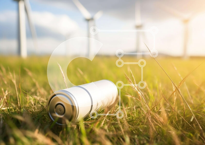 Intra Συλλεκτικό Ξύλινο Παζλ Plywood  4mm - Δοχείο ενεργειακού ποτού με ανεμογεννήτριες Σε Ξύλινο Κουτί - Διαστάσεις: 10x10 cm – 25 κομμάτια