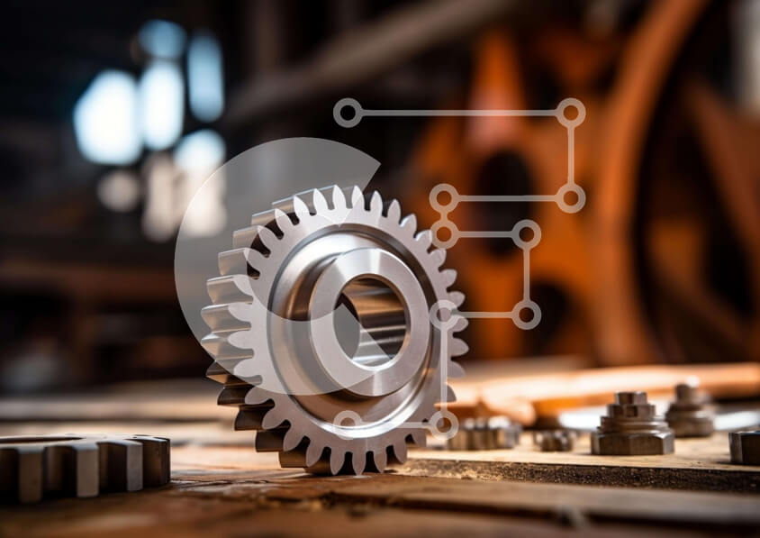 Intra Συλλεκτικό Ξύλινο Παζλ Plywood  4mm - Εξοπλισμός από ανοξείδωτο ατσάλι σε ξύλινο τραπέζι Σε Ξύλινο Κουτί - Διαστάσεις Puzzle: 10x10 cm – 25 κομμάτια