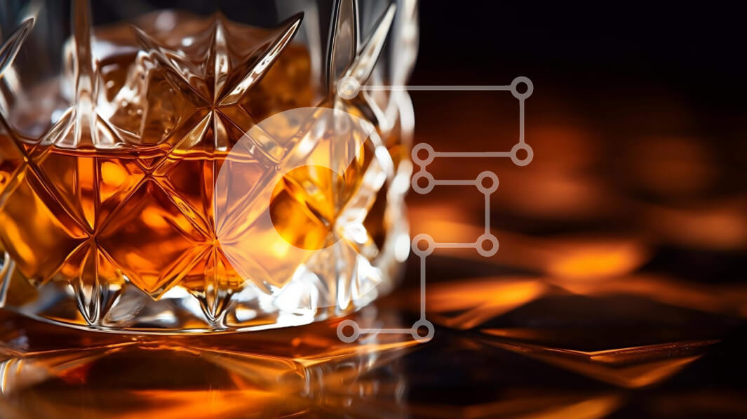 Σετ των 2 Intra Συλλεκτικό Ξύλινο Παζλ Plywood  4mm - Ποτήρι ουίσκι με πάγο Σε Ξύλινο Κουτί - Διαστάσεις: 10x10 cm – 25 κομμάτια