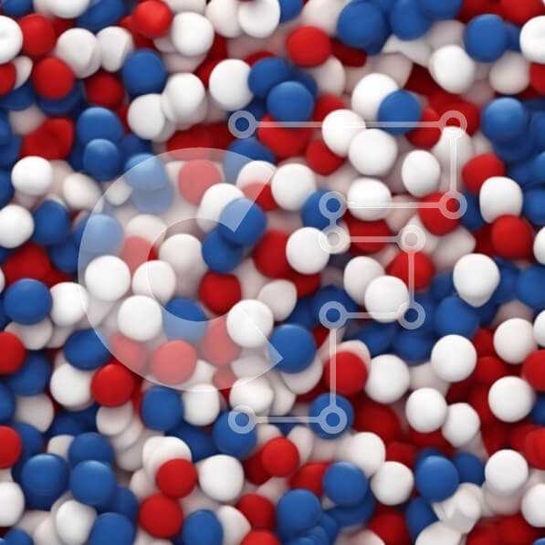 Intra Συλλεκτικό Ξύλινο Παζλ Plywood  4mm - Star and Stripe Sprinkles για εθνικούς εορτασμούς Σε Ξύλινο Κουτί - Διαστάσεις Puzzle: 10x10 cm – 25 κομμάτια