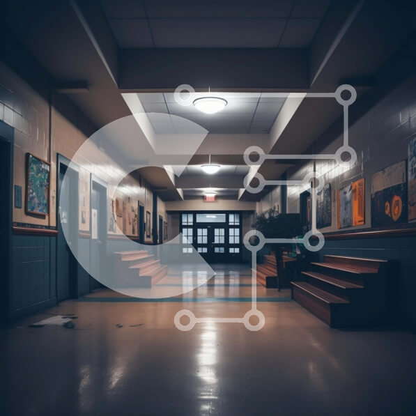 Intra Συλλεκτικό Ξύλινο Παζλ Plywood  4mm - Άδειος διάδρομος με ξύλινους πάγκους Σε Ξύλινο Κουτί - Διαστάσεις Puzzle: 10x10 cm – 25 κομμάτια