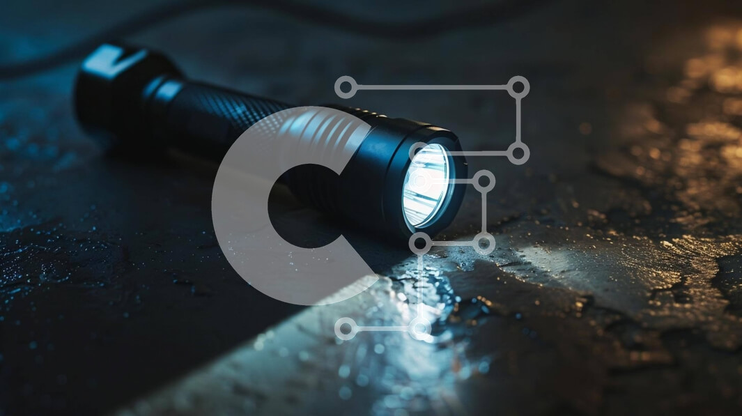 Intra Συλλεκτικό Ξύλινο Παζλ Plywood  4mm - Μαύρος φακός στο σκοτάδι Σε Ξύλινο Κουτί - Διαστάσεις: 10x10 cm – 25 κομμάτια