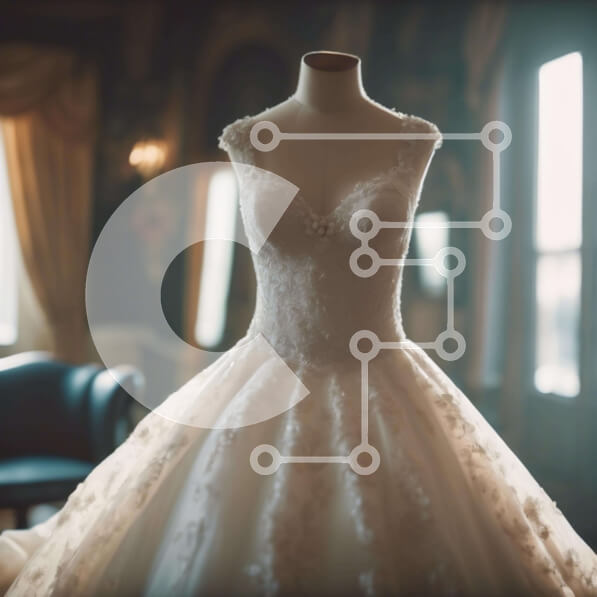 Σετ των 2 Intra Συλλεκτικό Ξύλινο Παζλ Plywood  4mm - Νυφικό στην οθόνη Σε Ξύλινο Κουτί - Διαστάσεις: 10x10 cm – 25 κομμάτια