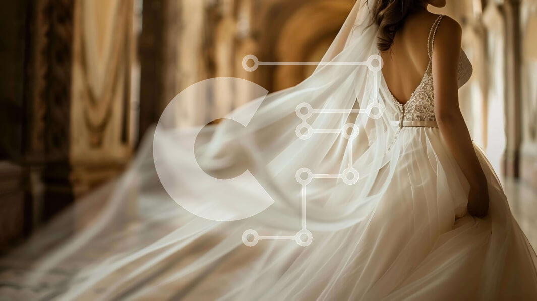 Intra Συλλεκτικό Ξύλινο Παζλ Plywood  4mm - Ρομαντική στιγμή γάμου: Νύφη με κομψό φόρεμα Σε Ξύλινο Κουτί - Διαστάσεις Puzzle: 10x10 cm – 25 κομμάτια