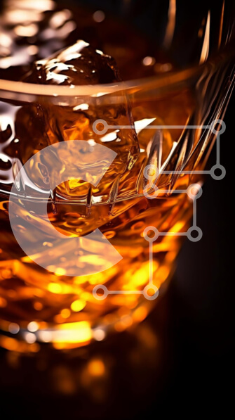 Intra Συλλεκτικό Ξύλινο Παζλ Plywood  4mm - Γυάλινο μπολ με αλκοόλ και παγάκι Σε Ξύλινο Κουτί - Διαστάσεις: 10x10 cm – 25 κομμάτια